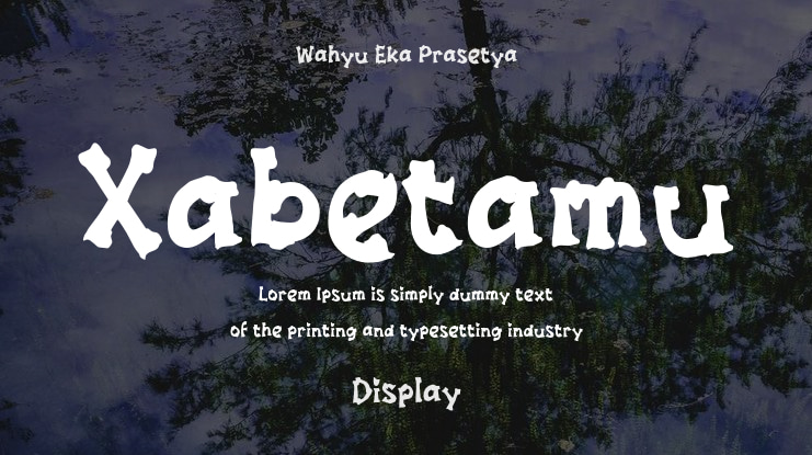 Xabetamu Font