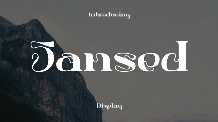 Sansed Font