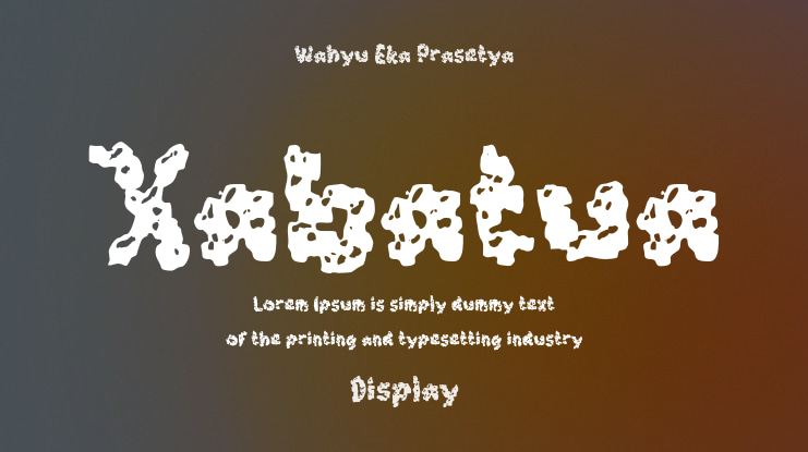 Xabatua Font