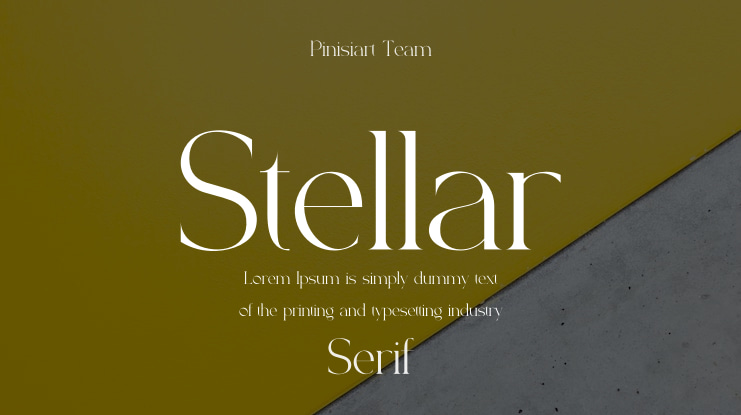 Stellar Font