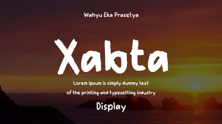 Xabta Font