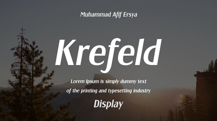 Krefeld Font Family