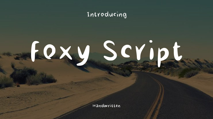 Foxy Script Font