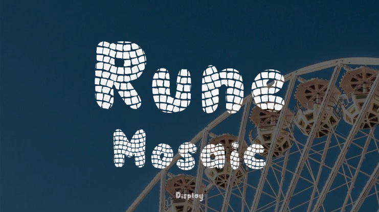 Rune Mosaic Font