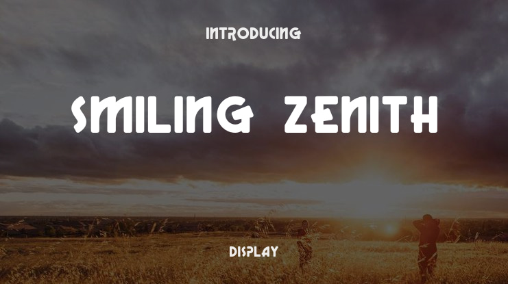 SMILING ZENITH Font Family