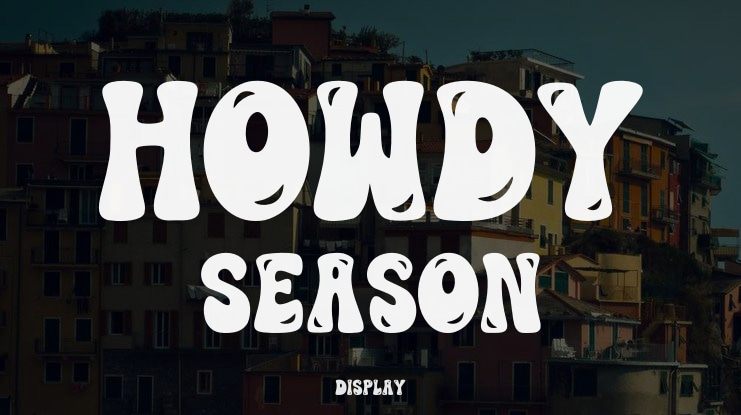 Howdy Season Font