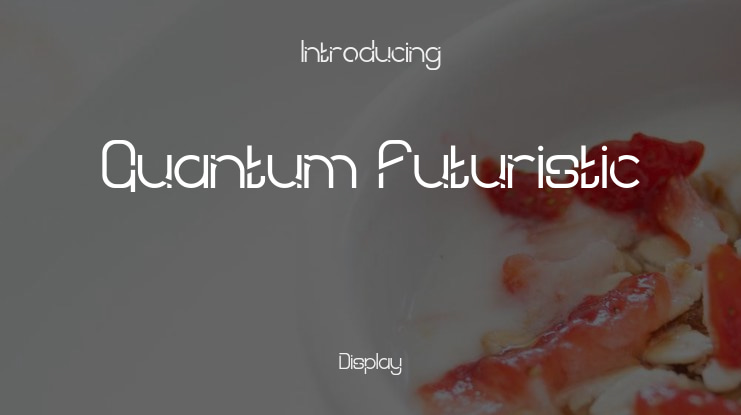 Quantum Futuristic Font
