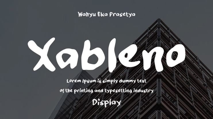 Xableno Font