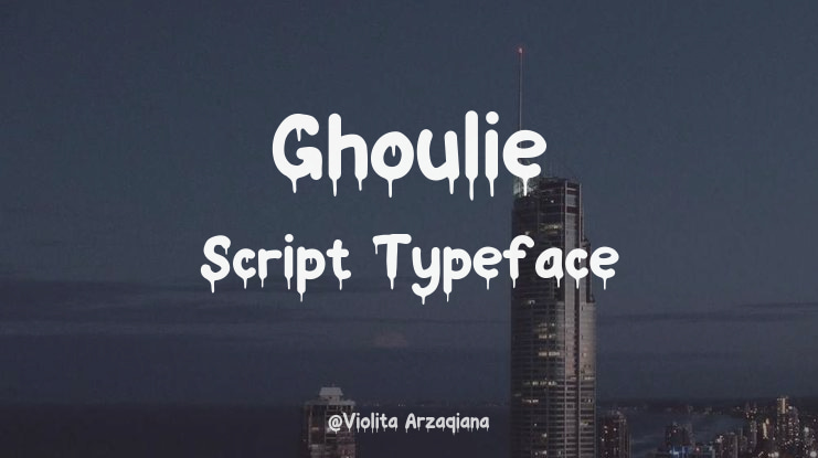 Ghoulie Script Font