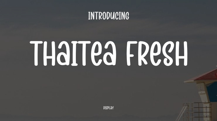 Thaitea Fresh Font