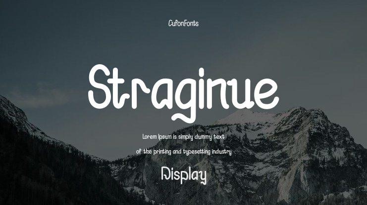 Straginue Font