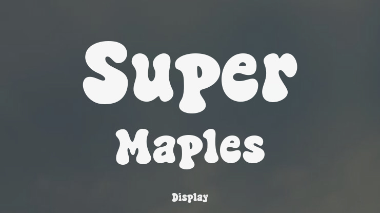 Super Maples Font