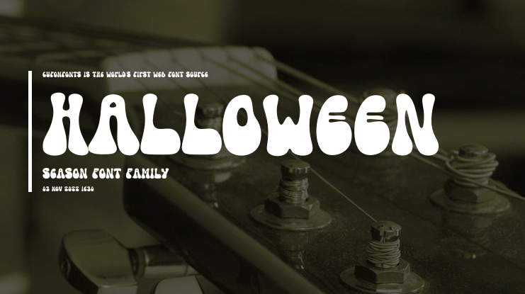 Halloween Season Font