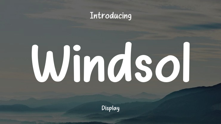 Windsol Font