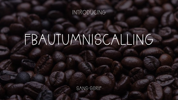FBAutumnIsCalling Font