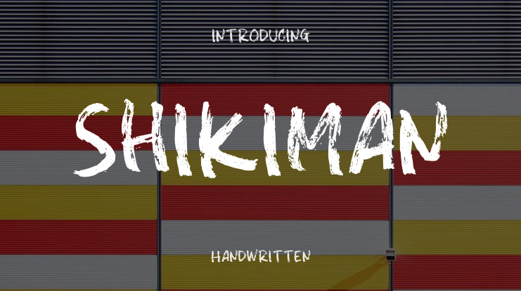 Shikiman Font
