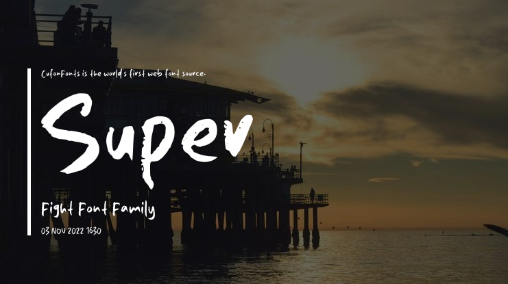 Super Fight Font