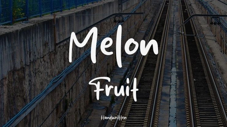 Melon Fruit Font