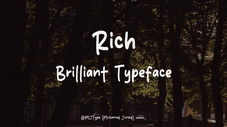 Rich Brilliant Font