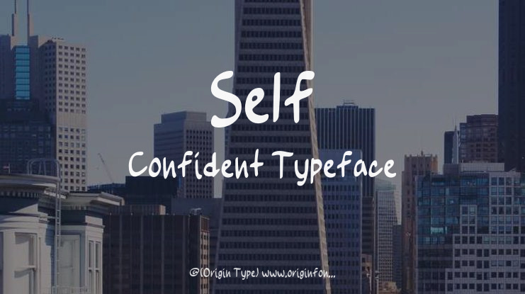 Self Confident Font