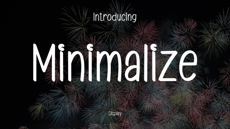 Minimalize Font