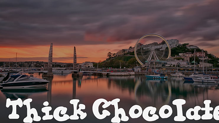 Thick Chocolate Font
