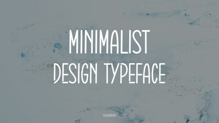 Minimalist Design Font