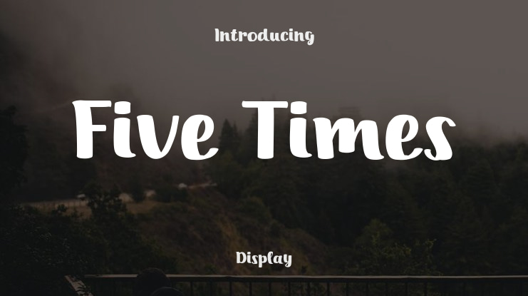Five Times Font