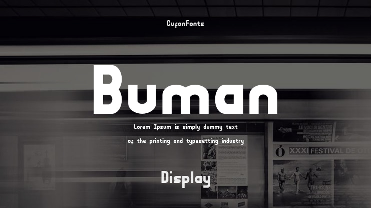 Buman Font Family