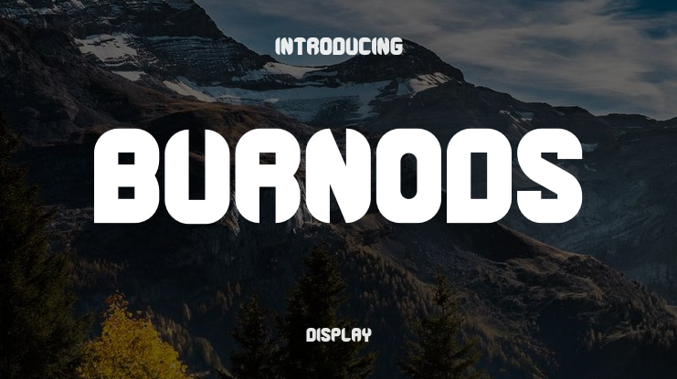 BURNODS Font