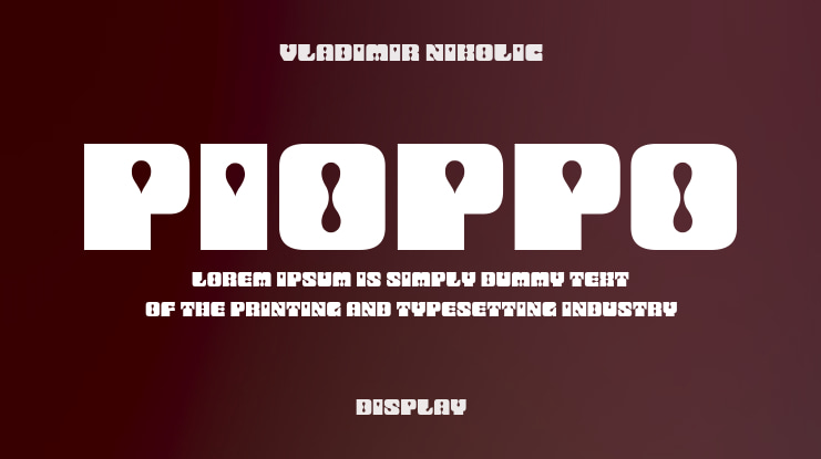 Pioppo Font Family