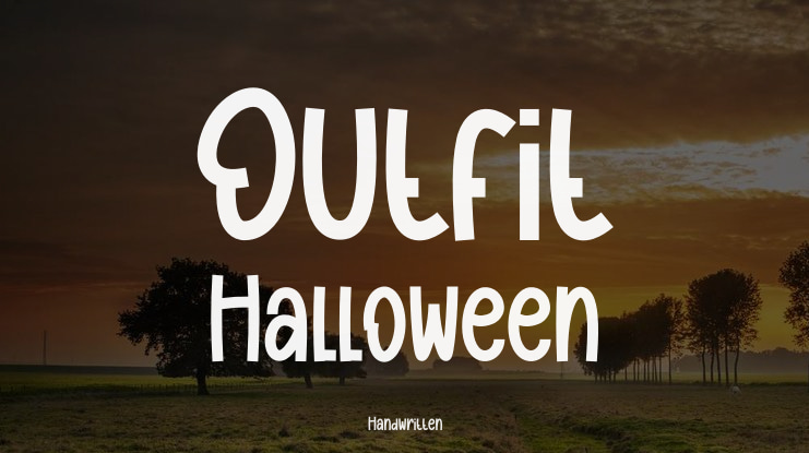 Outfit Halloween Font