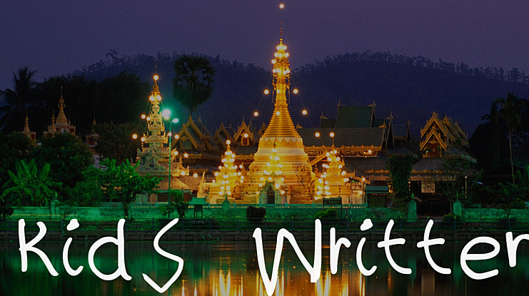 kidS Written Font