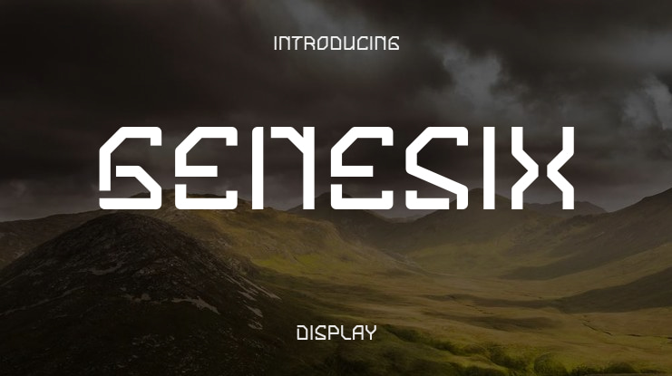 GENESIX Font