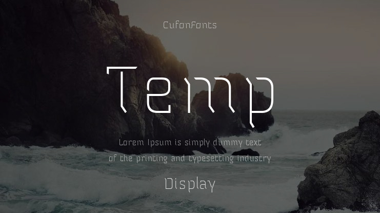 Temp Font Family