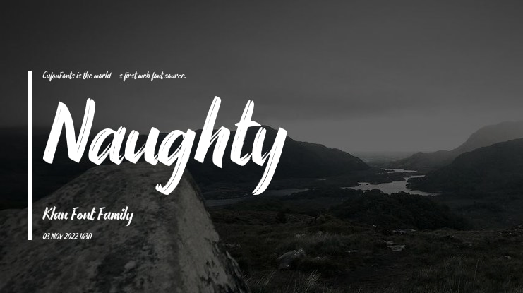 Naughty Klan Font