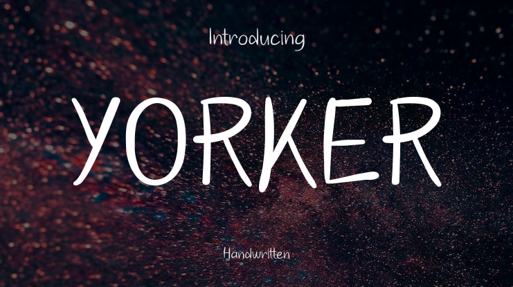 YORKER Font