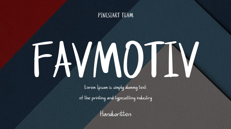 FAVMOTIV Font