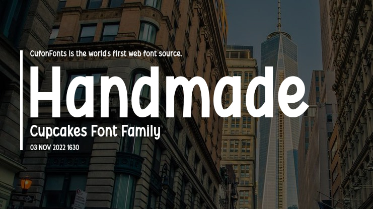 Handmade Cupcakes Font