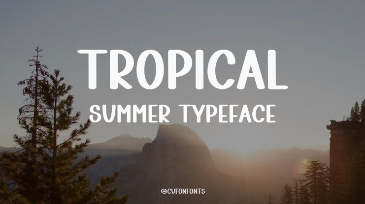 Tropical Summer Font