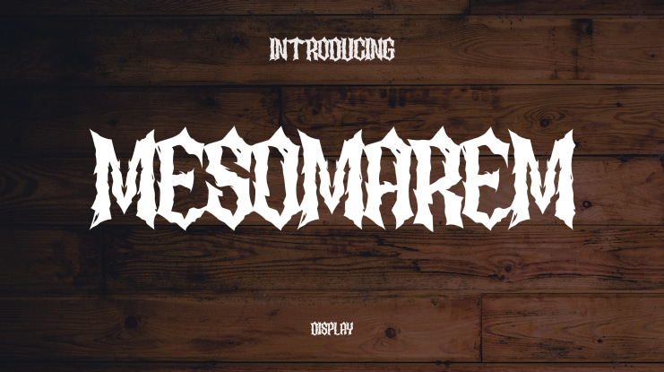 Mesomarem Font