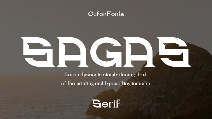 SAGAS Font