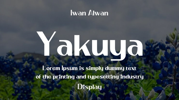 Yakuya Font
