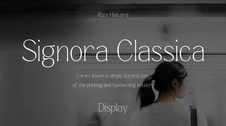 Signora Classica Font Family