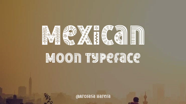Mexican Moon Font