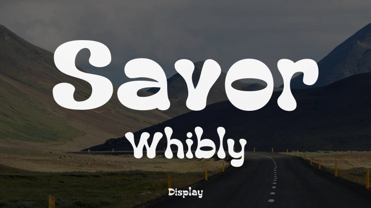 Savor Whibly Font