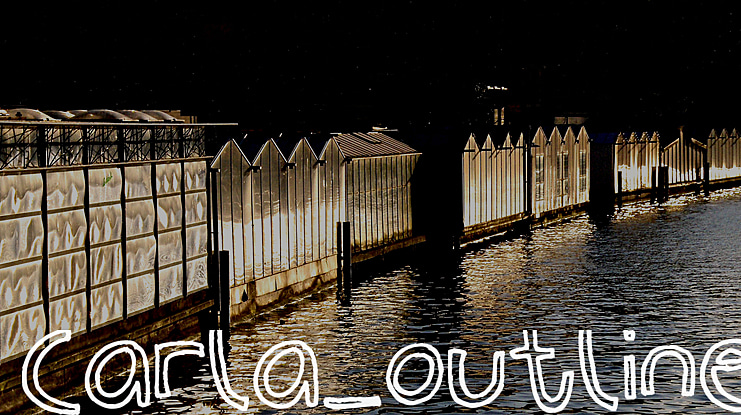 Carla Outline Font