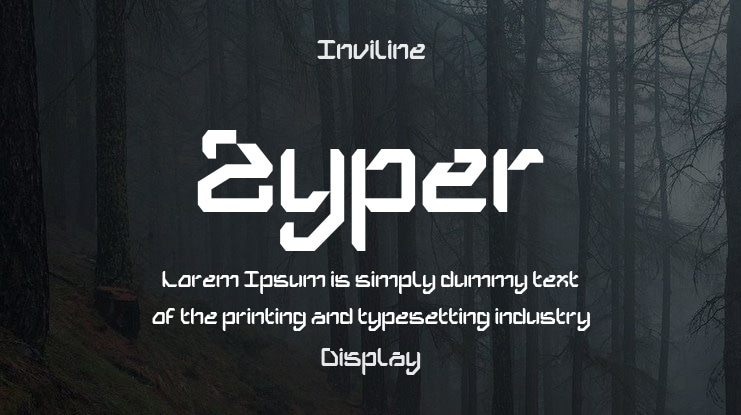 Zyper Font