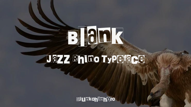 Blank Jazz Rhino Font