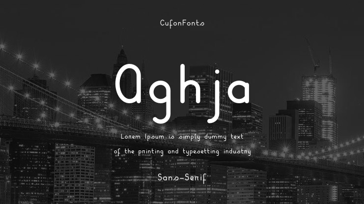Aghja Font